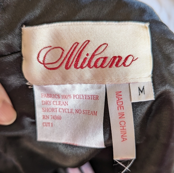 Black Prom Dress Size M - Picture 9 of 9